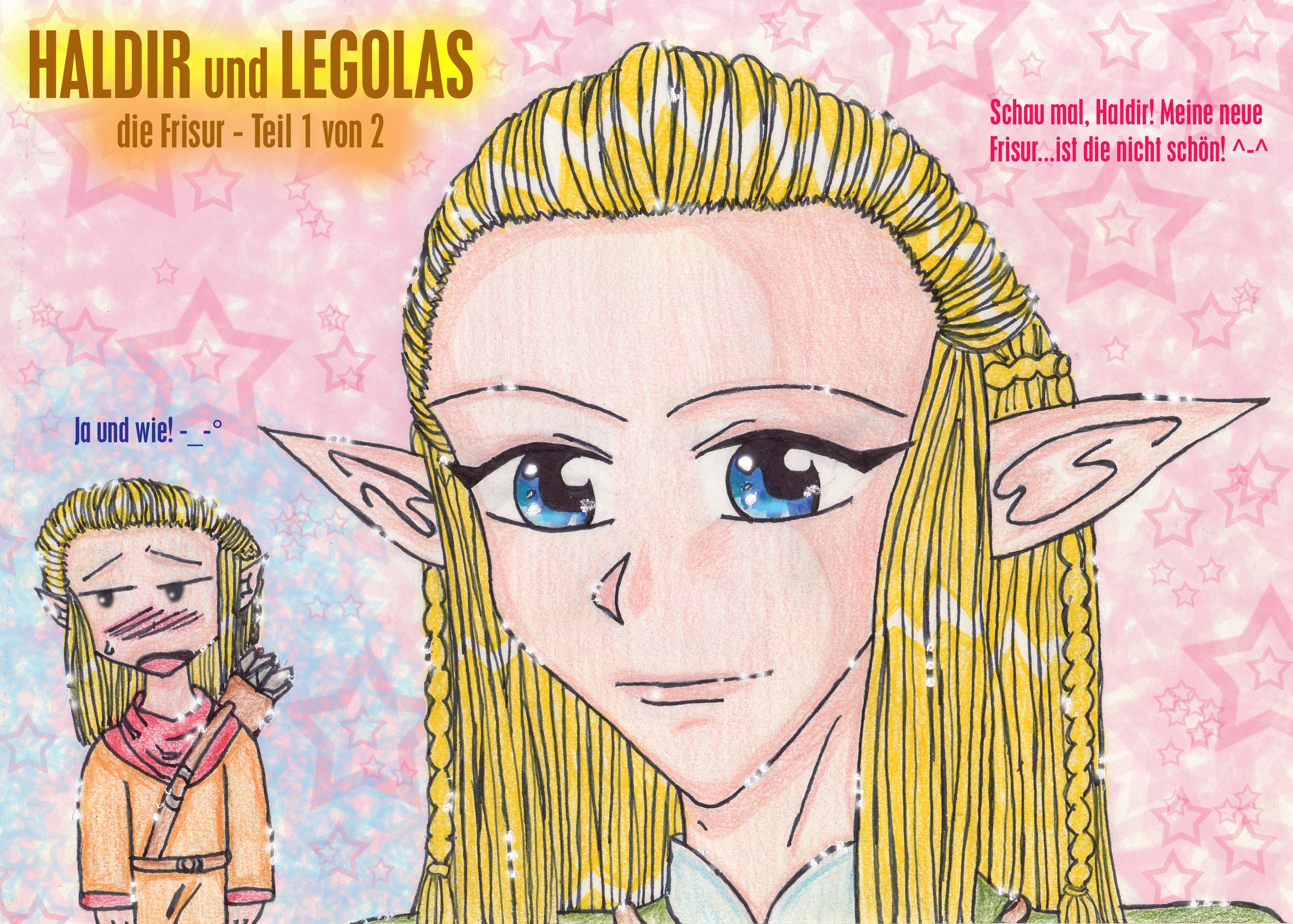 Haldir Und Legolas Die Frisur Fanart Von Monkchen Auf Animexx De Animexx De