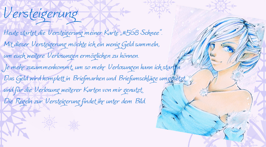 Versteigerung zu Gunsten neuer Verlosungen!
