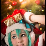 Cosplay: Miku Hatsune 【Project Diva Christmas】